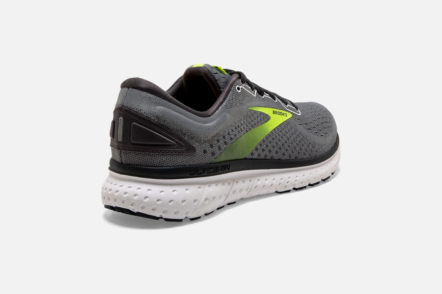 Brooks Running Shoes - Glycerin 18 Road Mens - Grey - ALE-576240